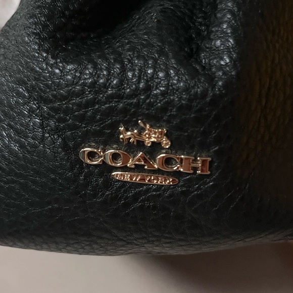 Coach Phoebe Black Leather 3 Compartments Shoulder Bag - Picture 10 of 11